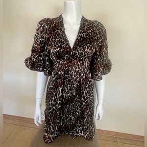 Leopard Betsy Johnson Mini Dress